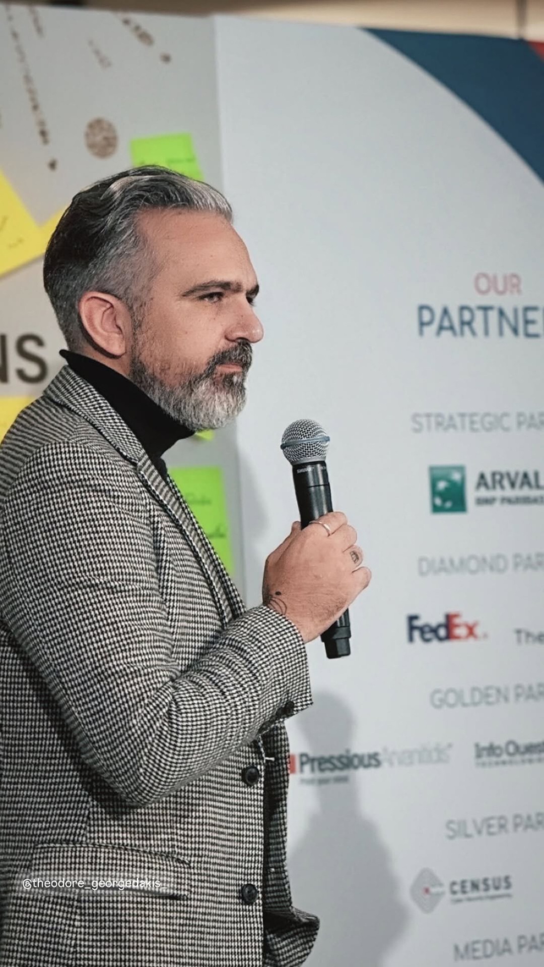 Theodore Georgedakis at a partner event keynote
